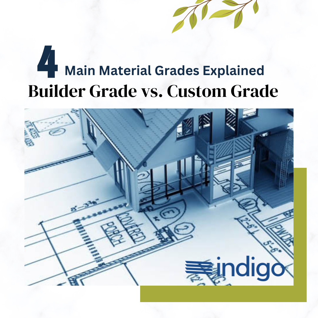 Builder Grade vs. Custom Grade Indigo Blinds